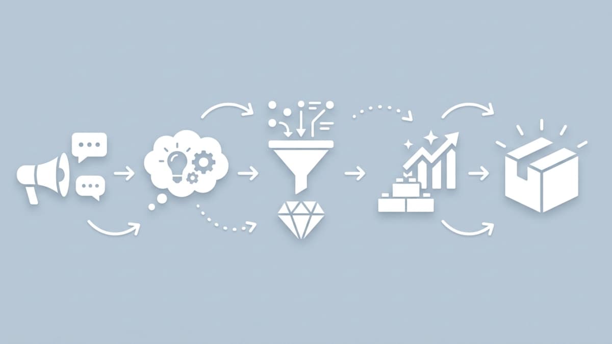 Cartoon boys and girls getting feedback for a product